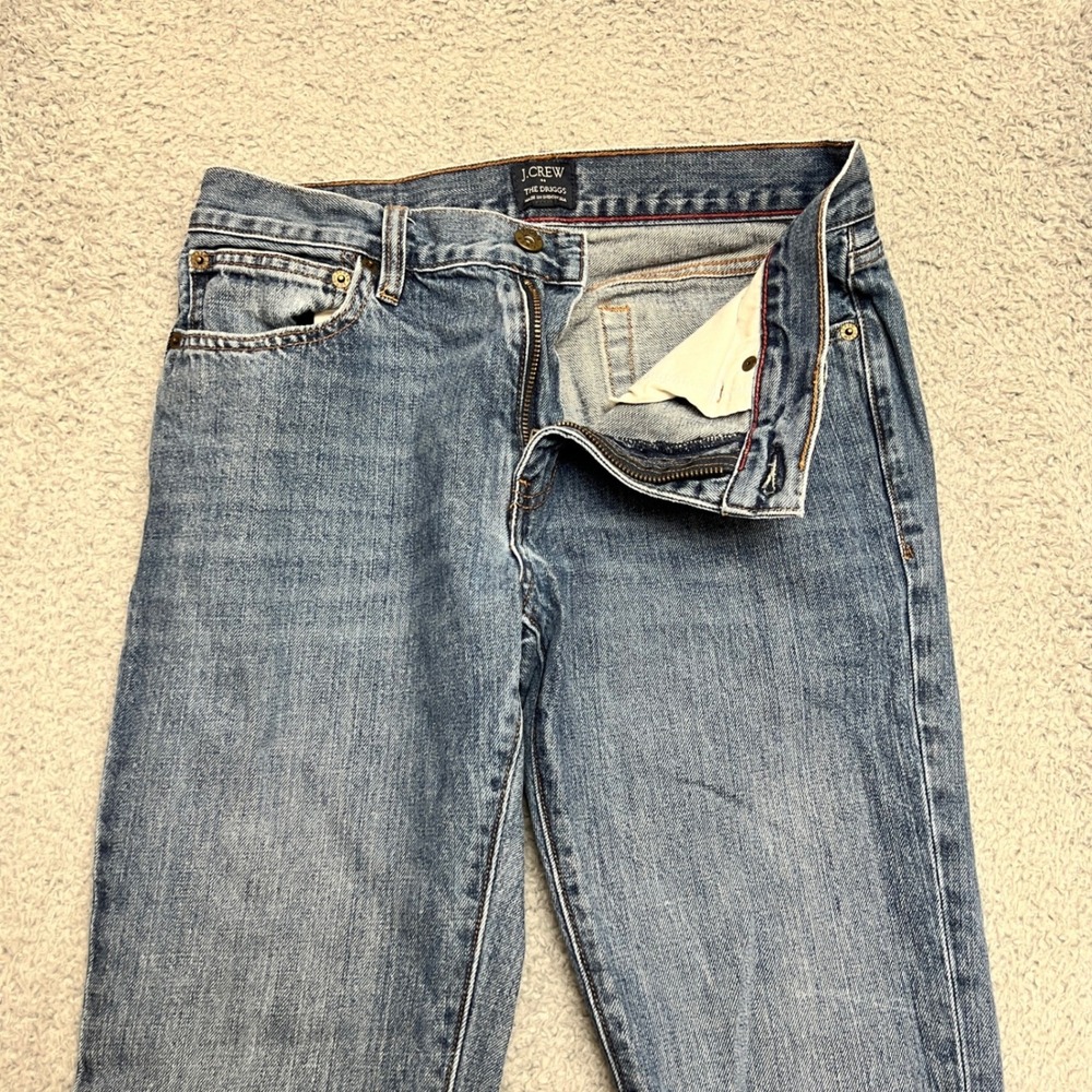 J.Crew Jeans Mens‎ 31x32 The Driggs Blue Excellent Slim Straight Cotton Office